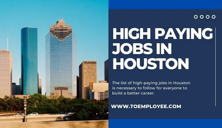 high paying jobs in houston